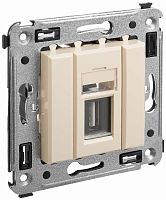 Розетка USB тип А без рамки DKC Avanti 1-м. 2000мА ванильная дымка картинка